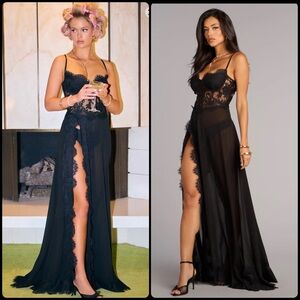 May Chiffon Lace Bustier Mermaid Formal Dress